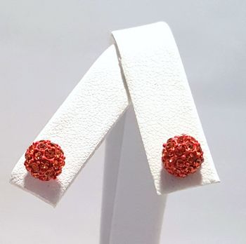 Crystal Stud Sparkle Earrings 6mm